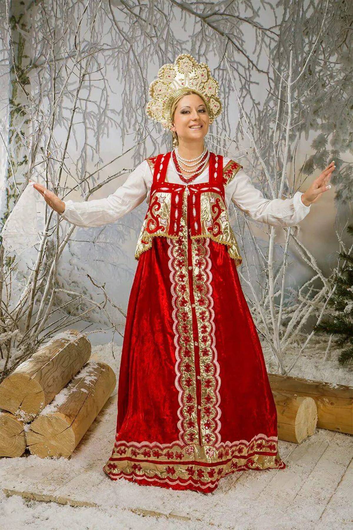 Girls in Slavic costumes in Ngerulmud